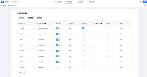 jvs快速開發(fā)平臺(tái)2.1.7版本,列表頁(yè)配置新增特性介紹